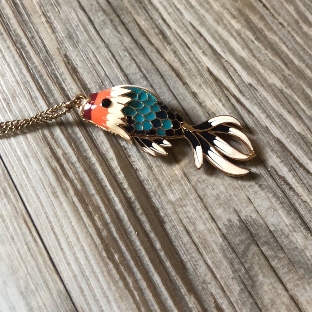 Multi-Color Fish Necklace - Picture 7 of 11
